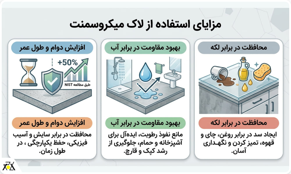 مزایا لاک میکروسمنت